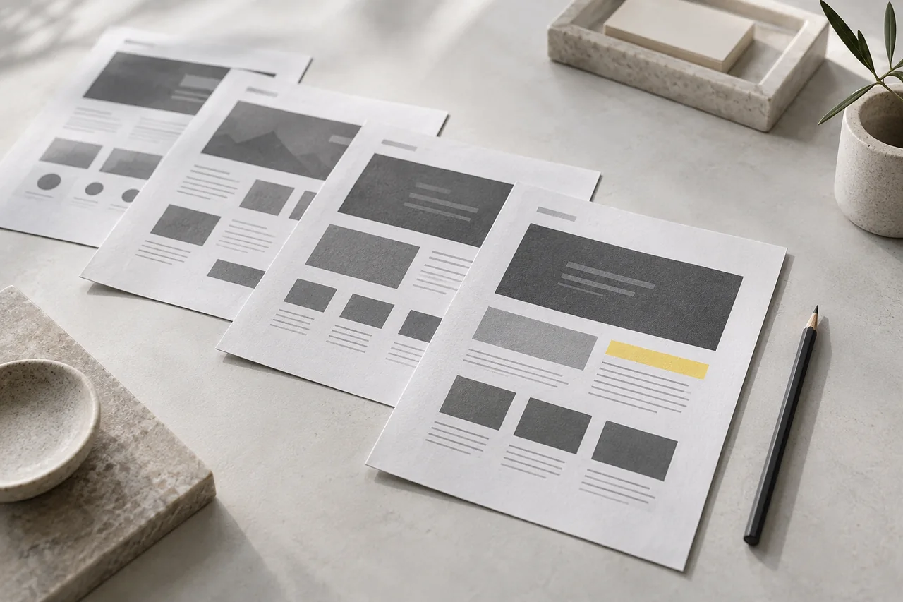 Conceptual arrangement of successive content versions and revisions