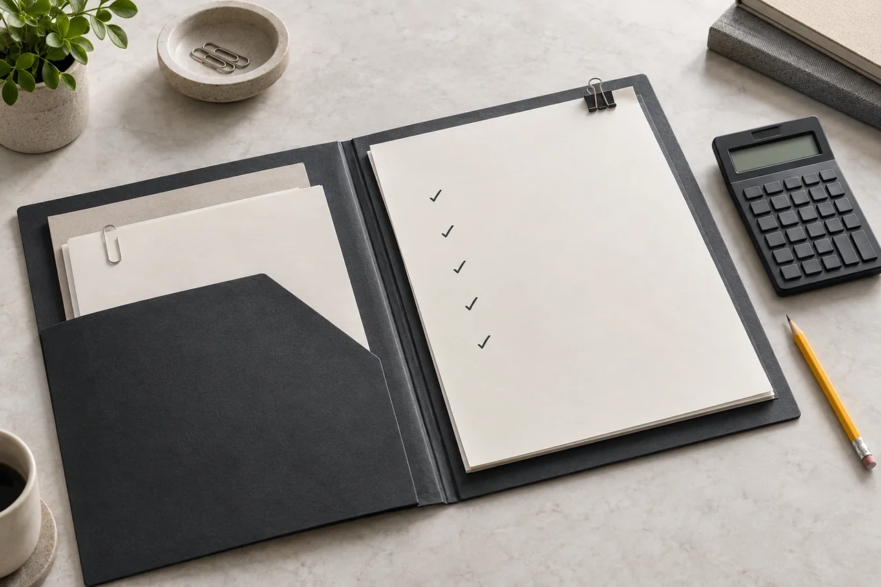 Conceptual organisation of documents and a digital project plan